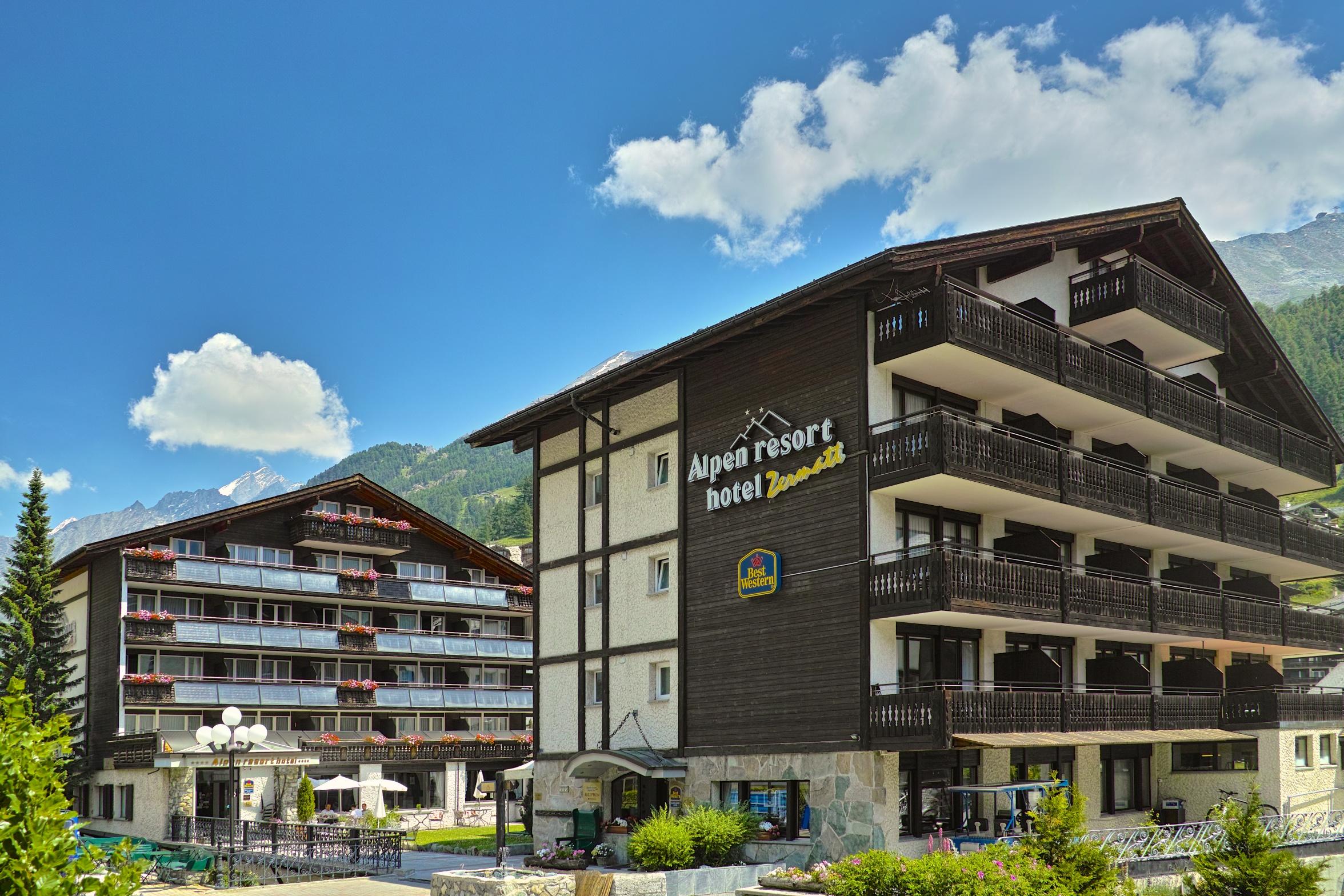 Alpen Resort & Spa Церматт Экстерьер фото